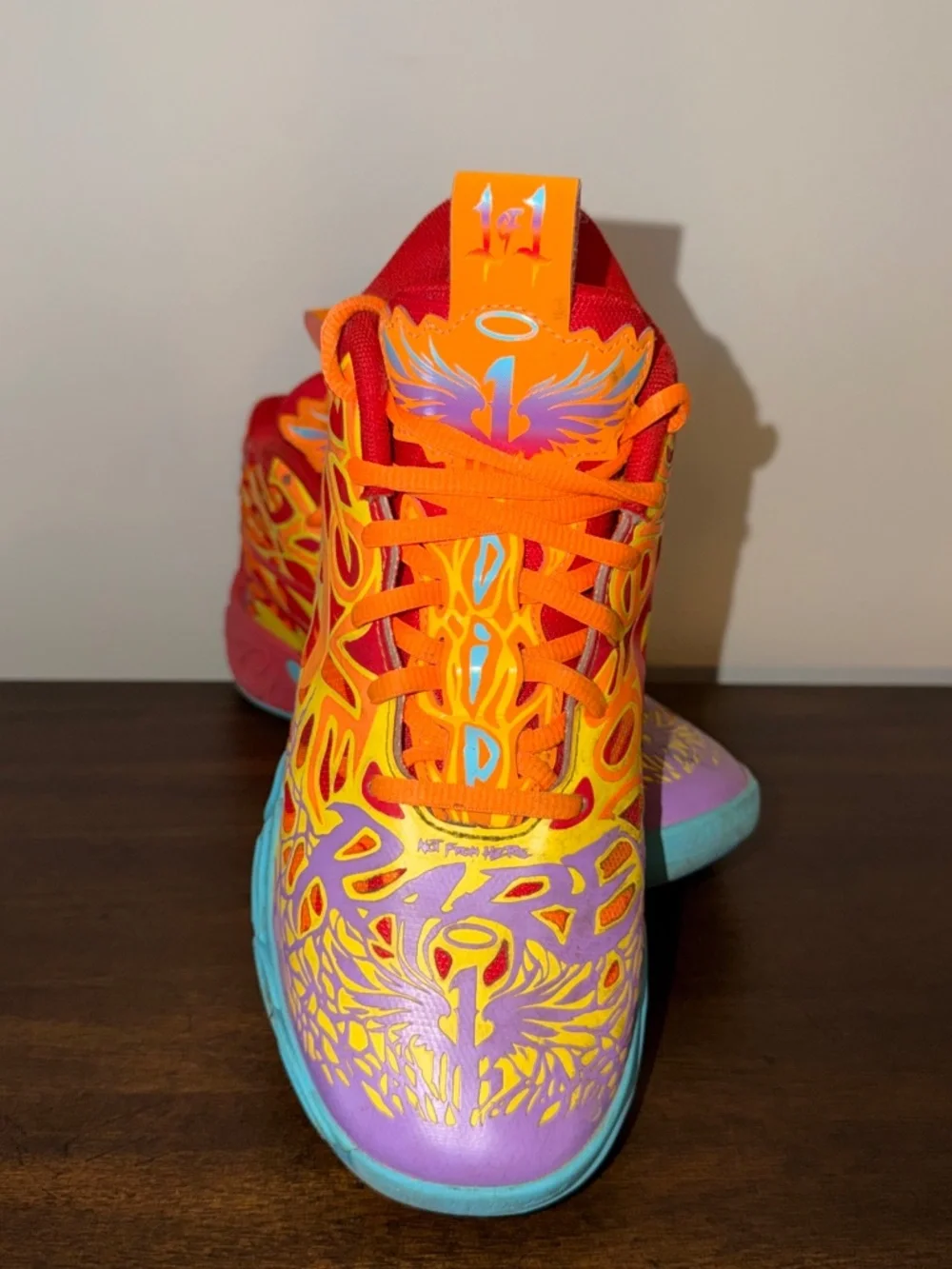 PUMA MB.04 “Phoenix” LaMelo Ball Basketball Shoes – Size 5.5 “Not From Here”